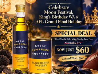 Truffle Oil & Truffle Foie Gras on special for Moon Festival Special Deal
