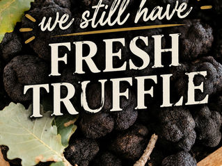 Last Chance for Fresh Truffle!