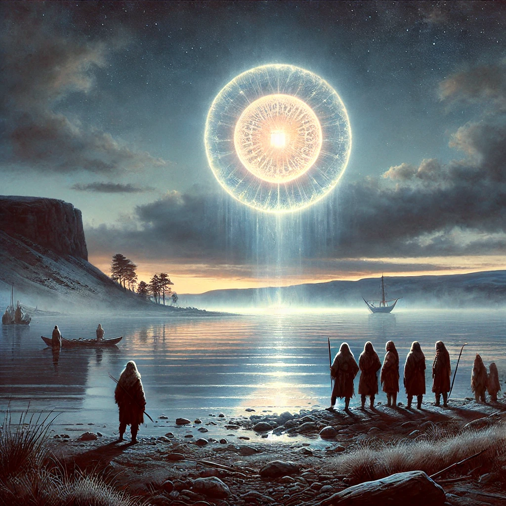 AI generated image of ruach speaking to humans