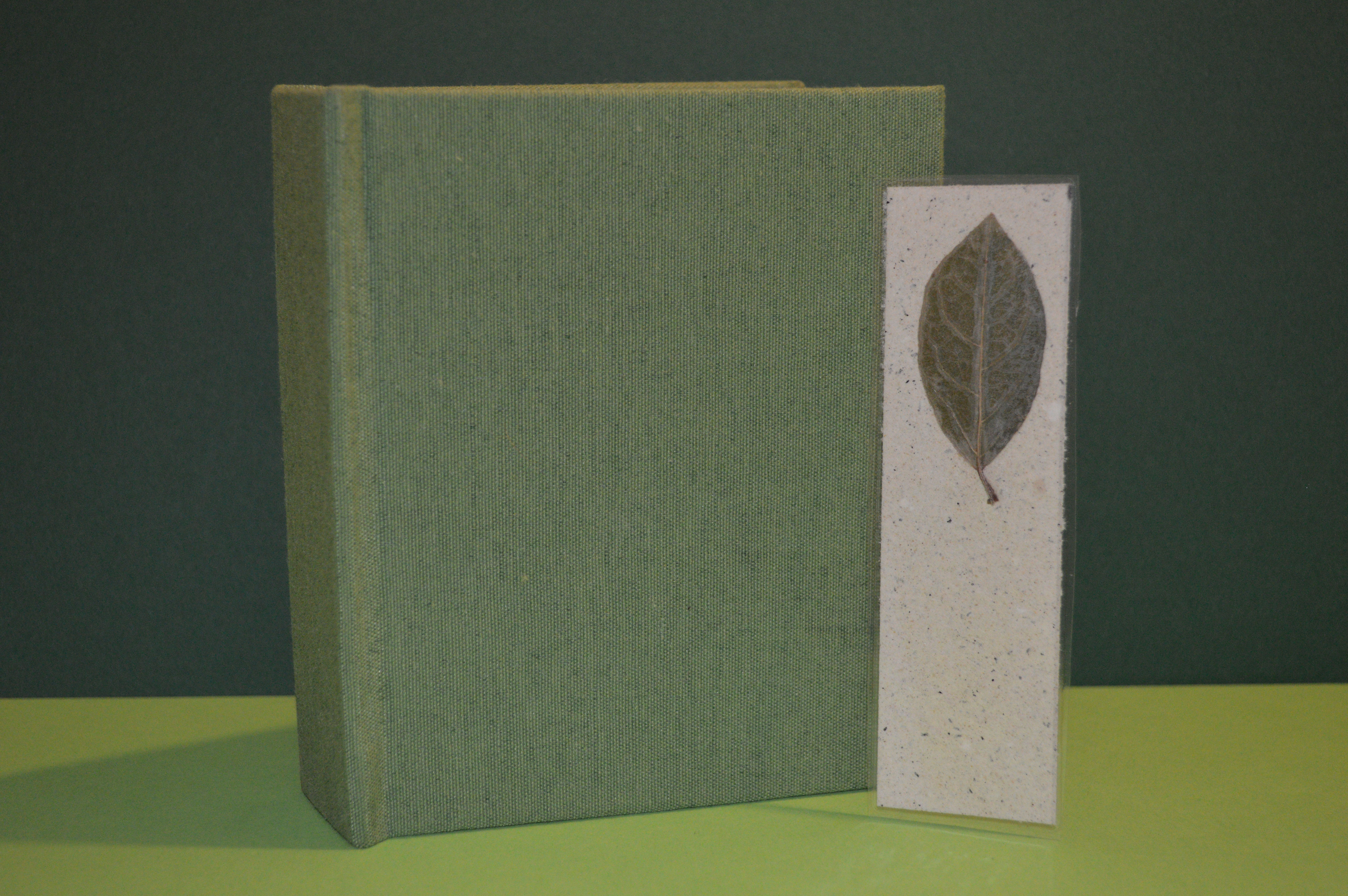 Recycled paper A6 notebook