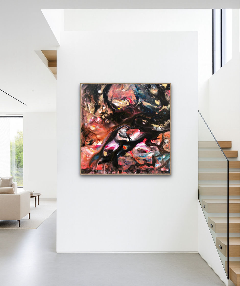 Thumbnail: Caught up in a Lament  (framed)