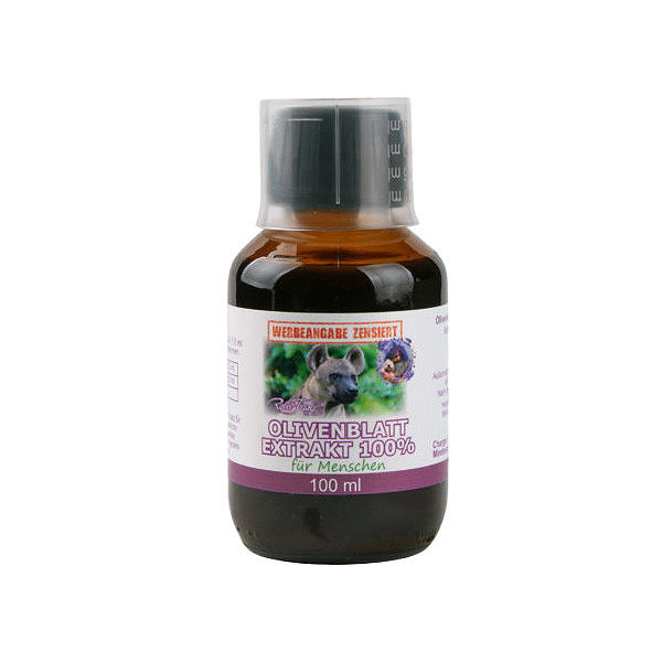 Flasche von Olivenblattextrakt 100% 100ml