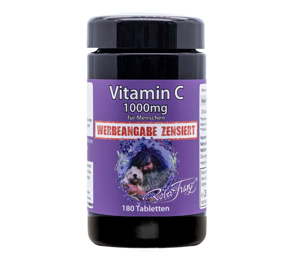 Glas von Vitamin C 1000mg 180 Tabletten