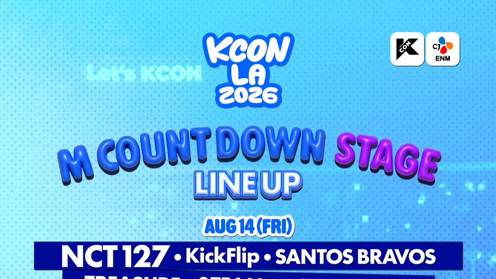KCON LA 2026 Adds Five Special Performers for M COUNTDOWN STAGE – EVAN, H//PE Princess, MODYSSEY, NEXZ and PRODUCE 101 JAPAN SHINSEKAI Debut Members
