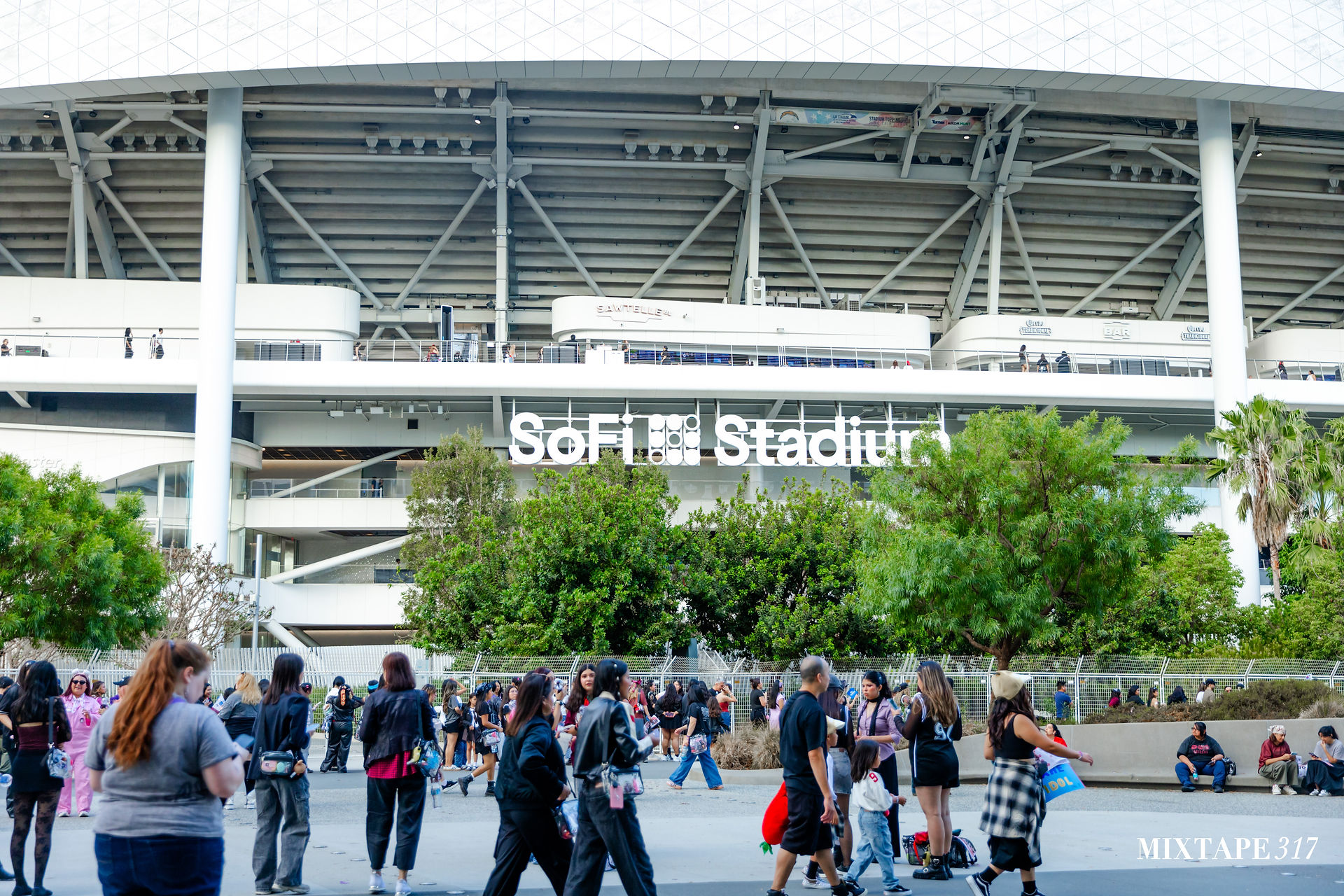 BTS Calls ARMY Runs - Los Angeles Fans Pack Sofi Stadium - Photo Rebecca Rowe
