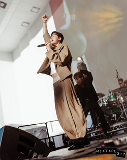 102.7 KIIS FM Jingle Ball Pre-Show Village Kevin Woo