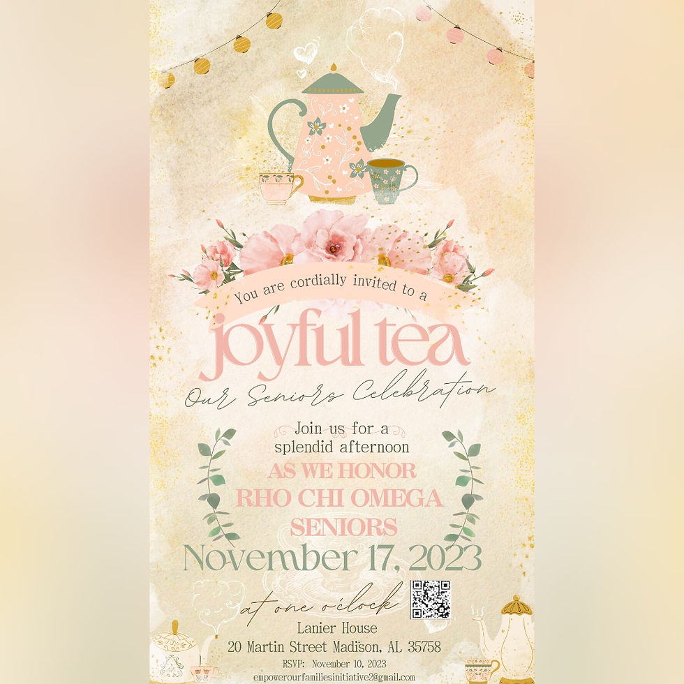 Joyful Tea - Our Seniors Celebration