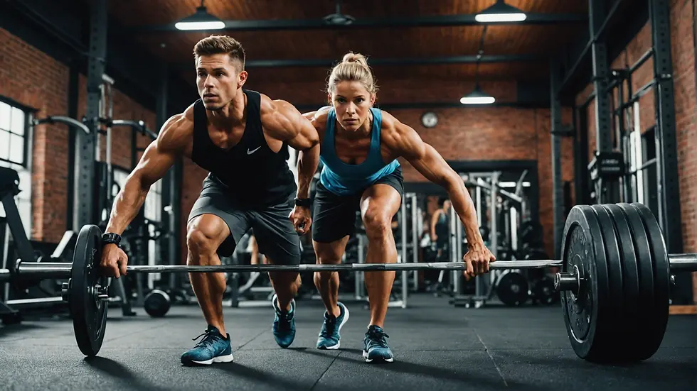 Energetic Workout at Fitness Festival