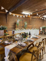 A charming and rustic wedding reception perfect for wedding guests.