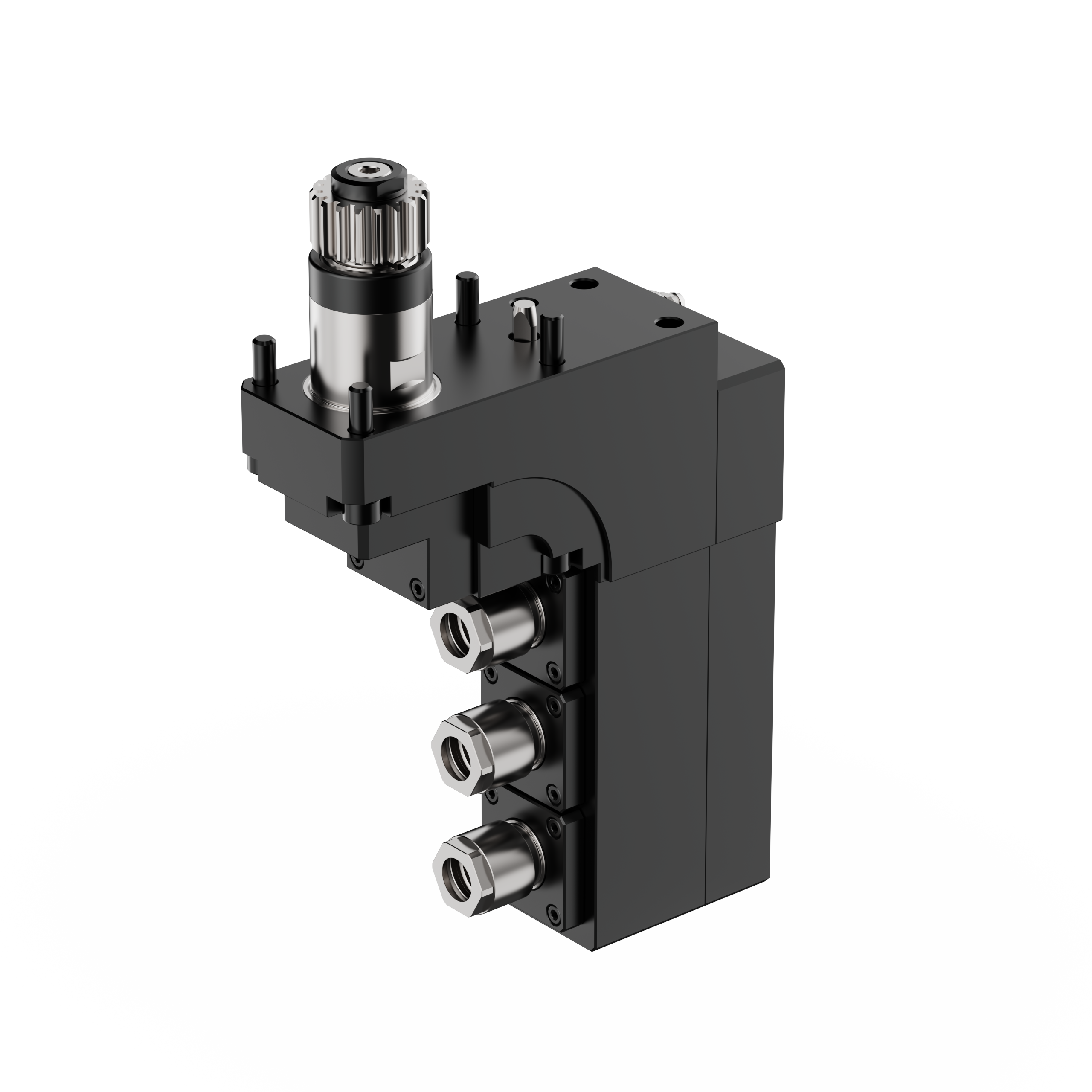 3-Spindle Front  Drilling/Milling Unit