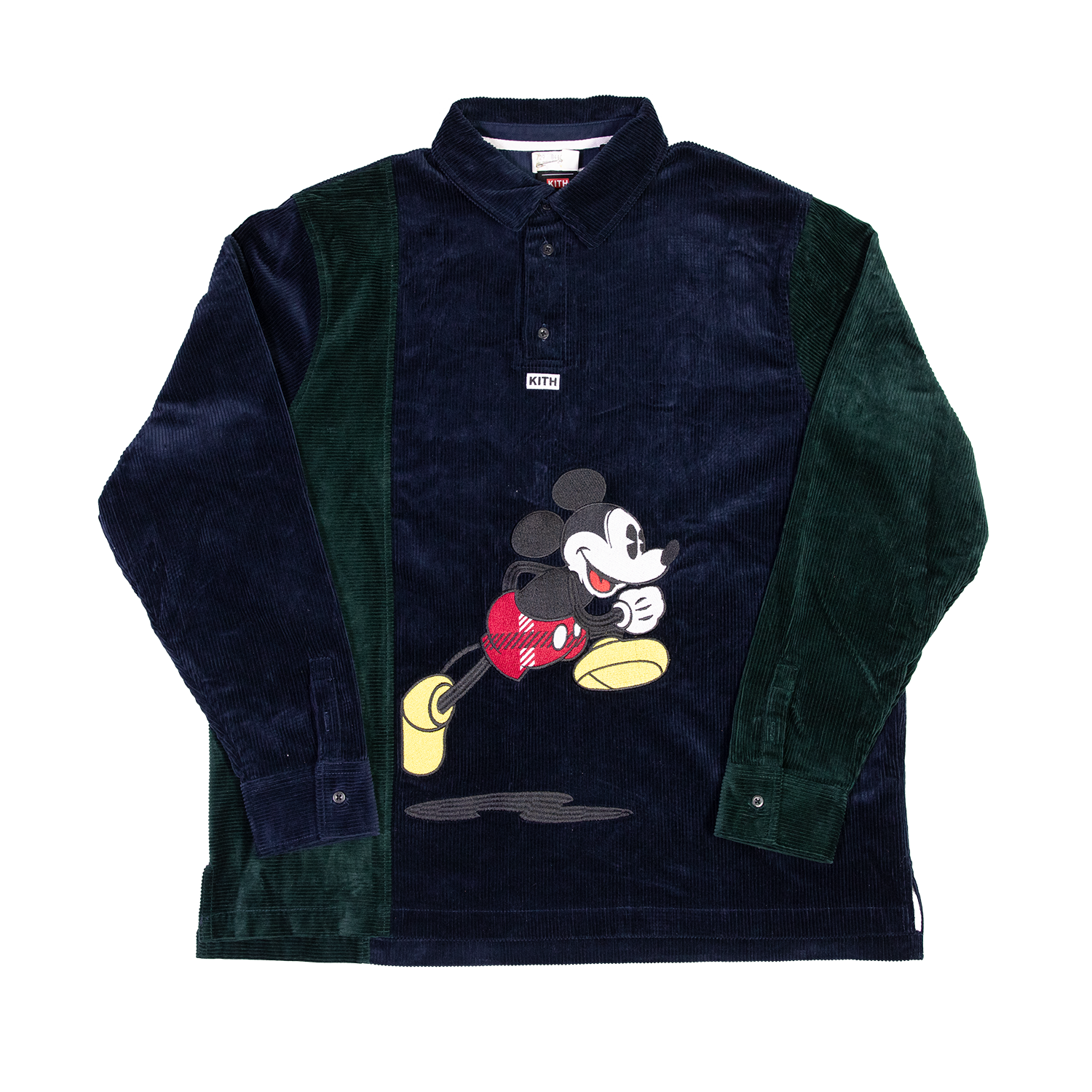 KITH x Disney Mickey Mouse Rugby Henley