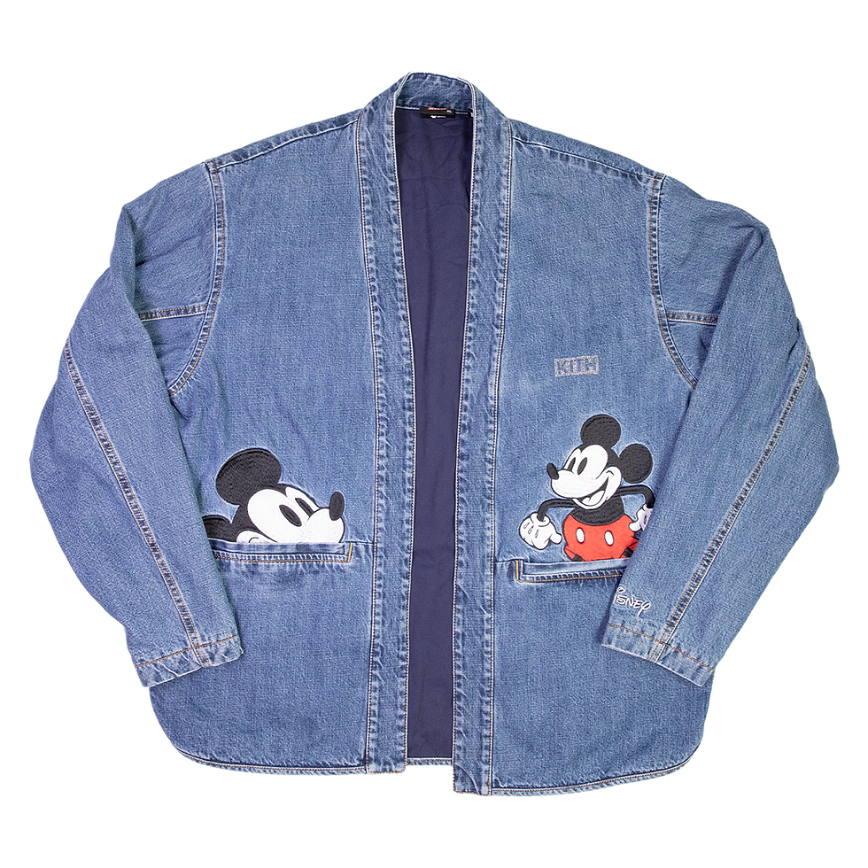 KITH x Disney Mickey Denim Ginza Kimono