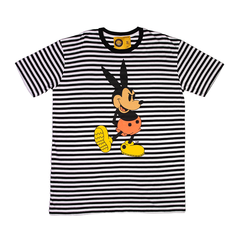 Chicago King Rello Striped Mickey Tee
