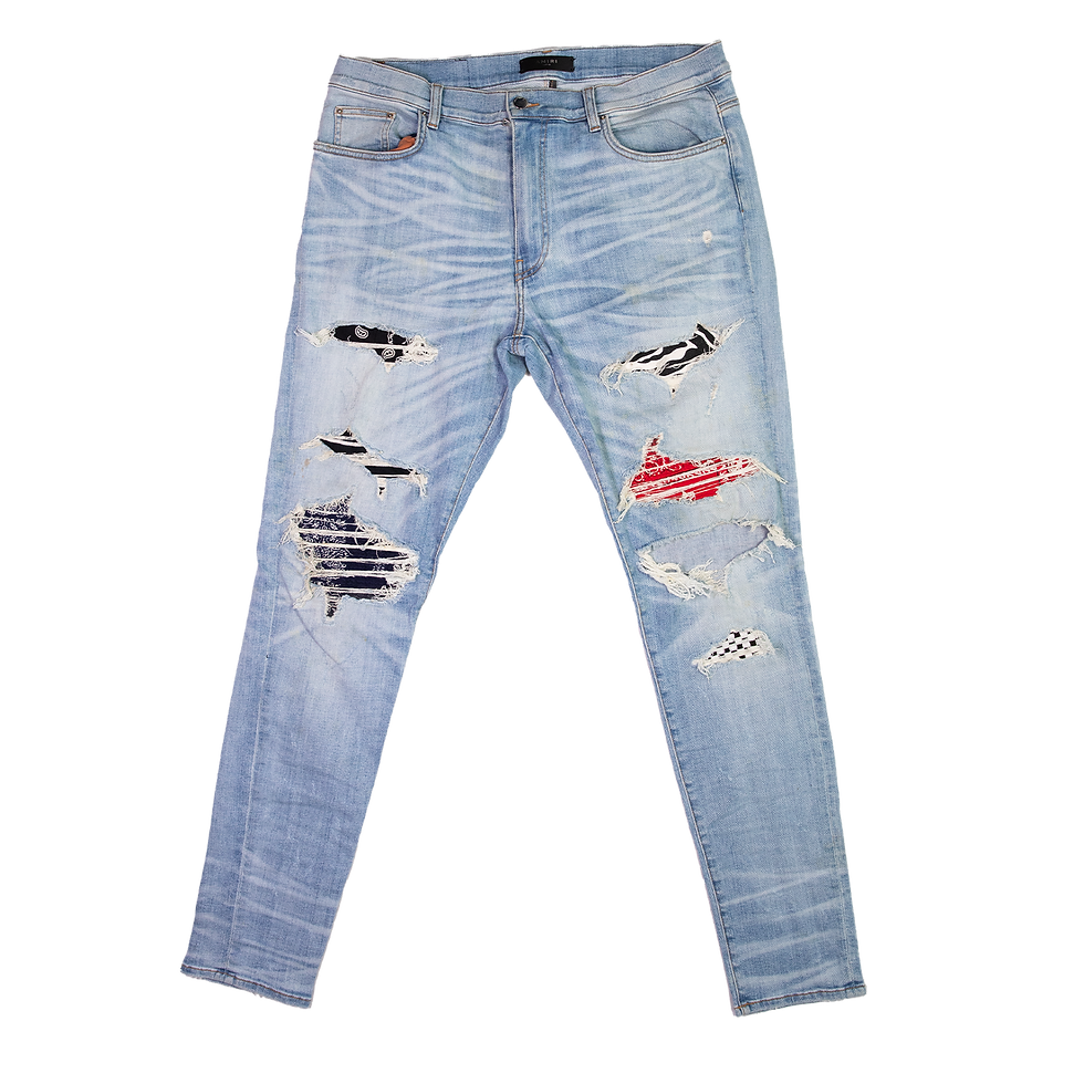 Amiri (Distressed Patch) Denim