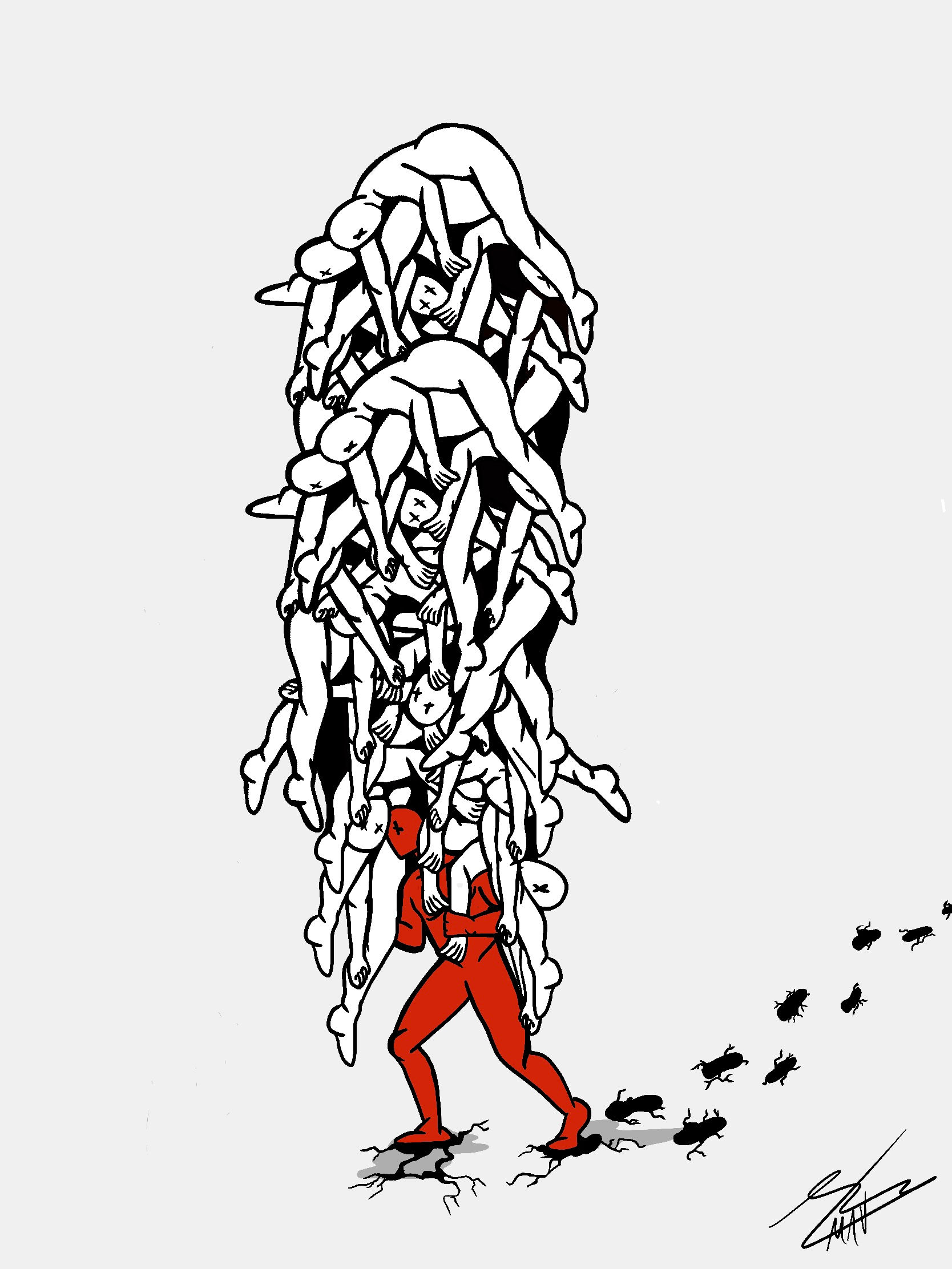 Heavy  11x14 signed print