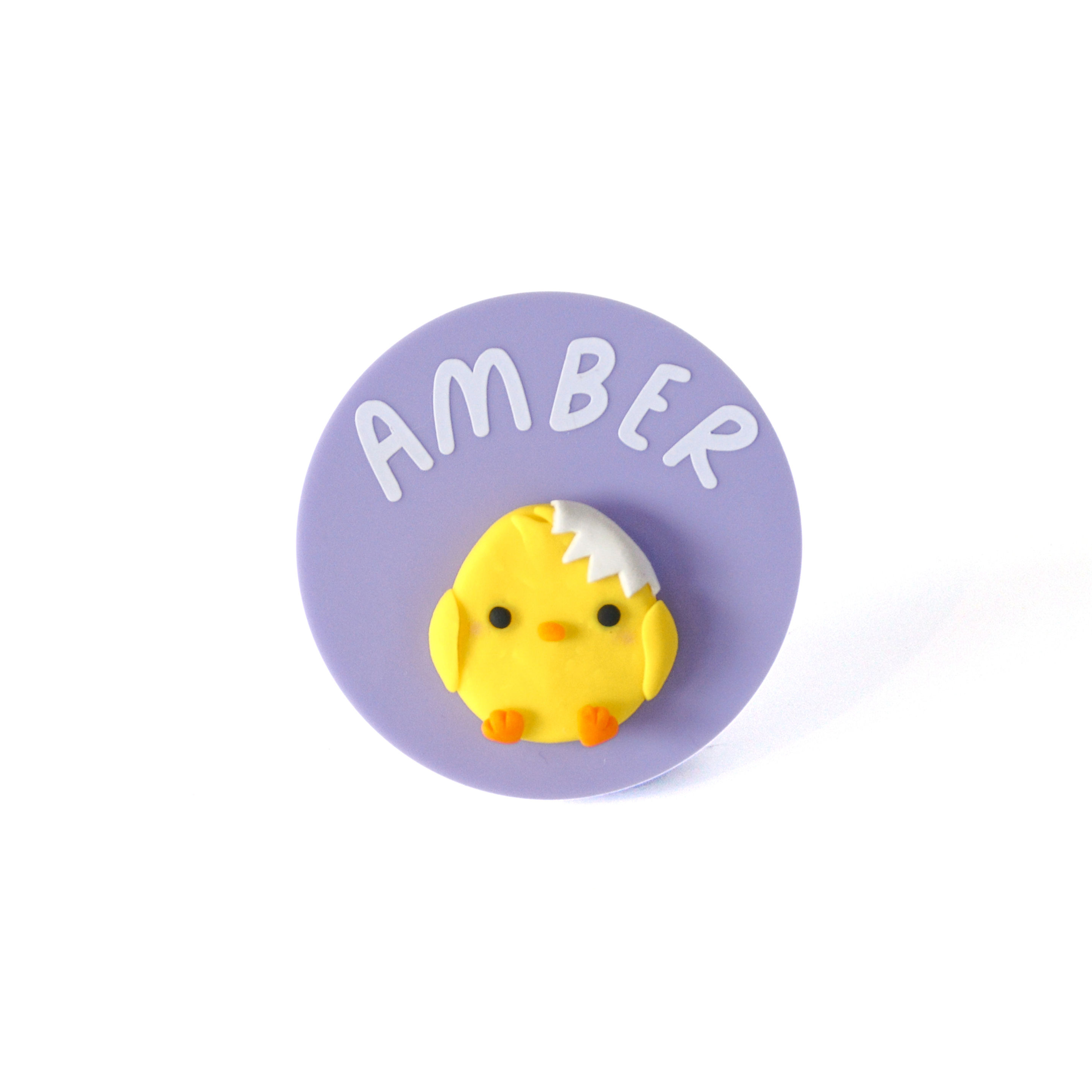 Easter Chick Name Badge
