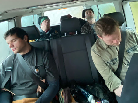 A Van Full Of Sleepy Boys