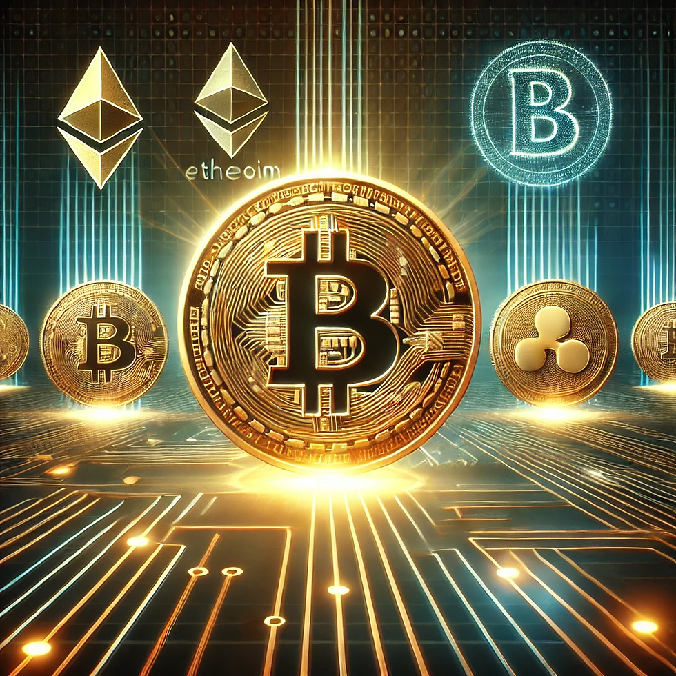 logos das altcoins e criptomoedas