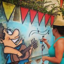 Muro na praia de Cabeçudas -Itajaí-S