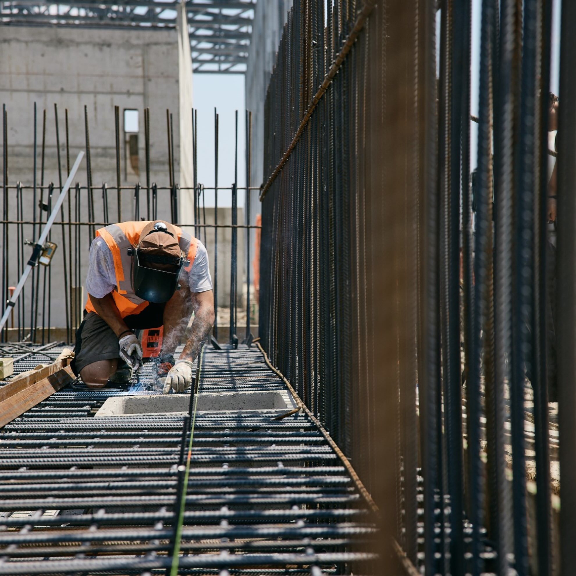 Lavorazioni sulle armature in cantiere