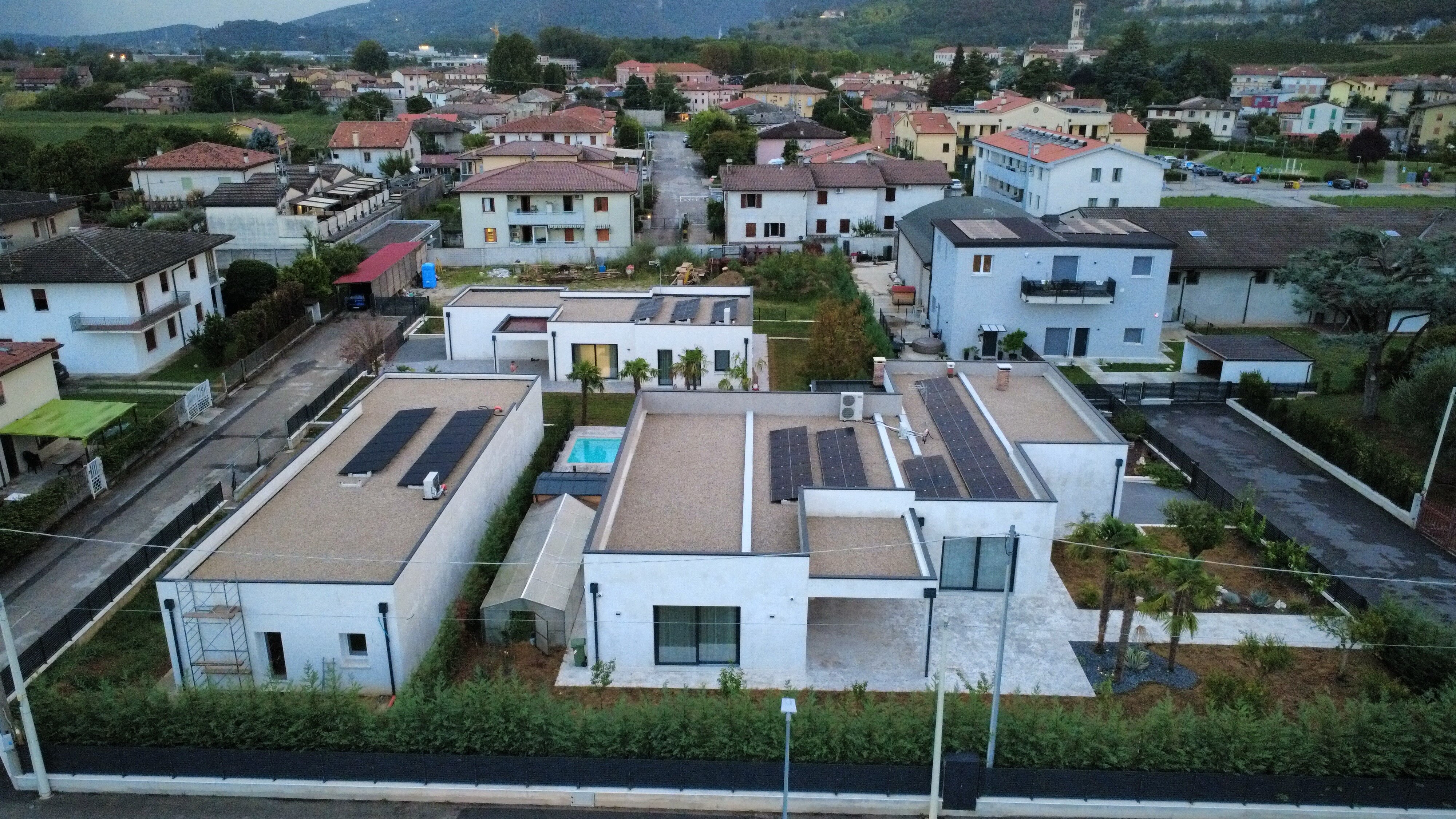 Vista aerea del complesso residenziale