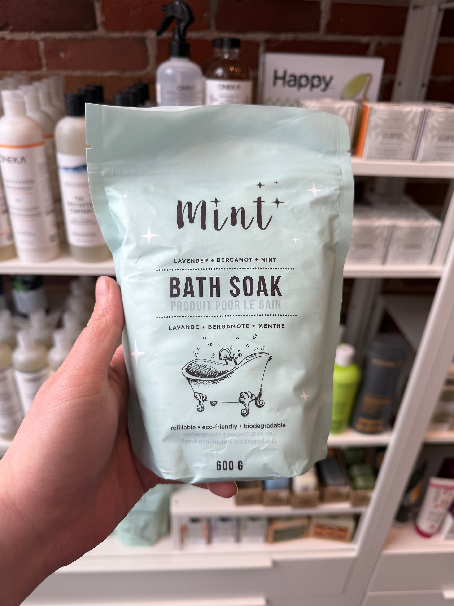 Mint Bath Soak (600g)