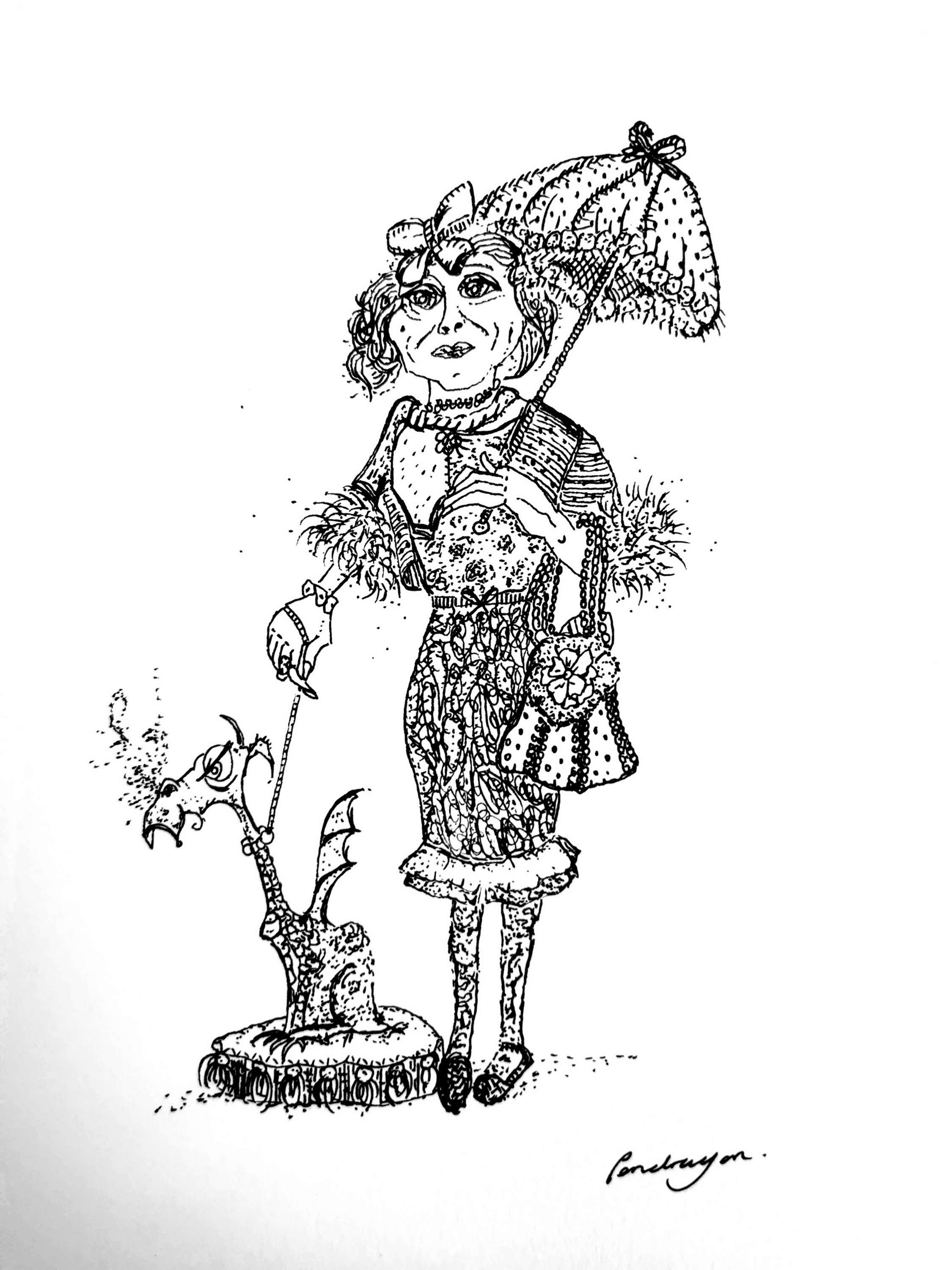 Cecilia and Cecil do Lunch 