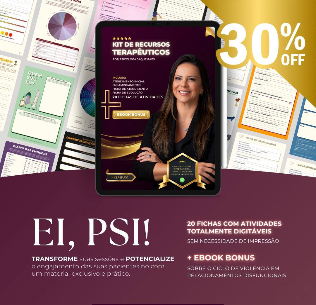 Kit de recursos terapêuticos para psicólogos