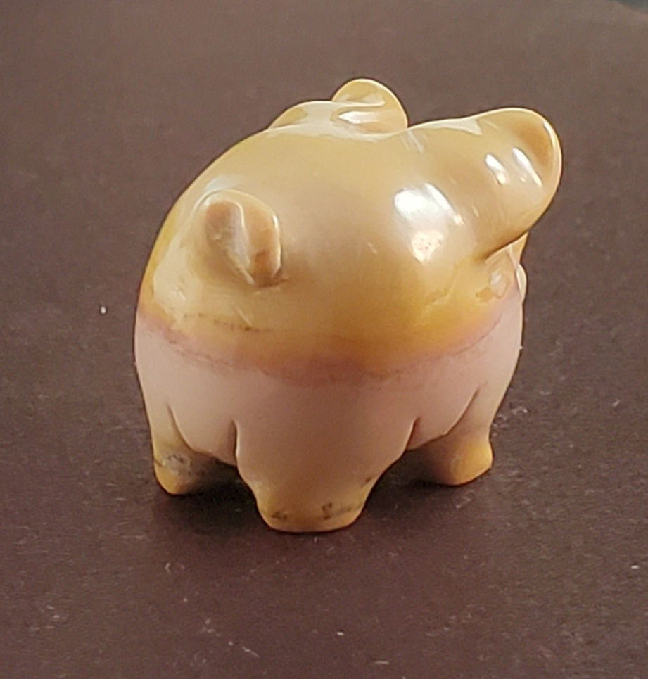 Thumbnail: Stanton Hannaweeke Zuni Pig Carving