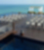 Oceanfront wedding ceremony setup