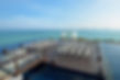 Oceanfront wedding ceremony setup
