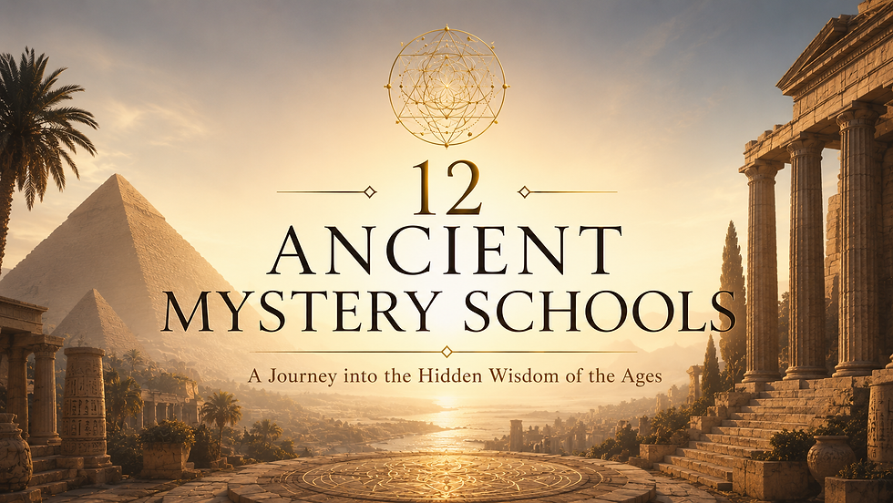 12 Ancient Mystery Schools: A Journey into the Hidden Wisdom of the Ages