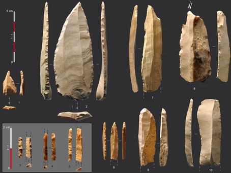 Fouilles d'une halte du Gravettien à Crest