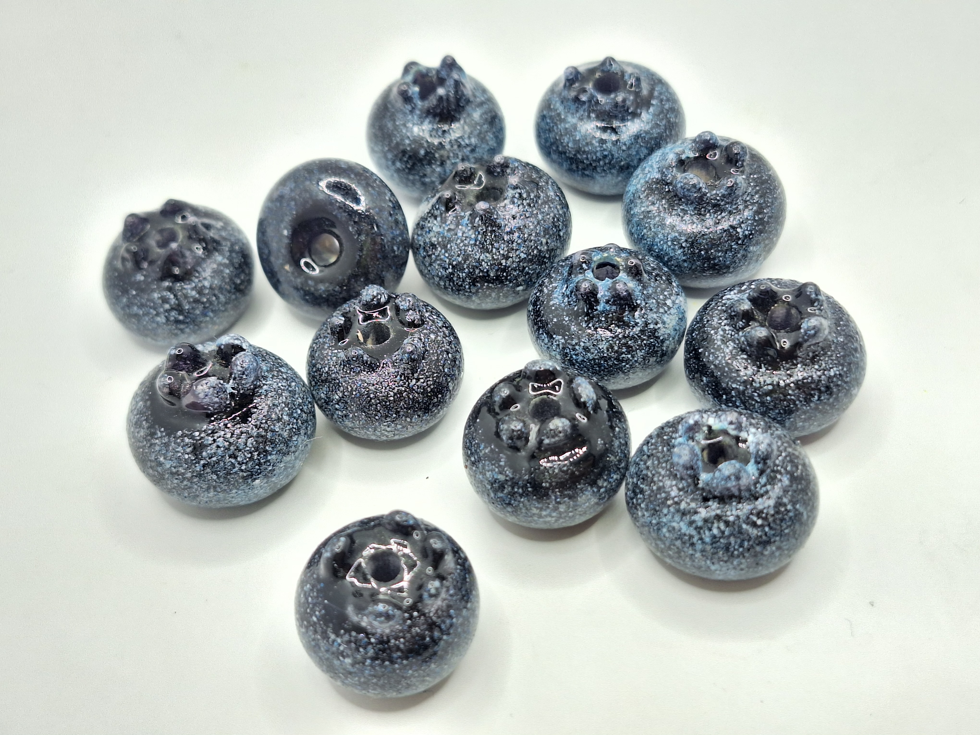 One Big Juicy Blueberry Bead