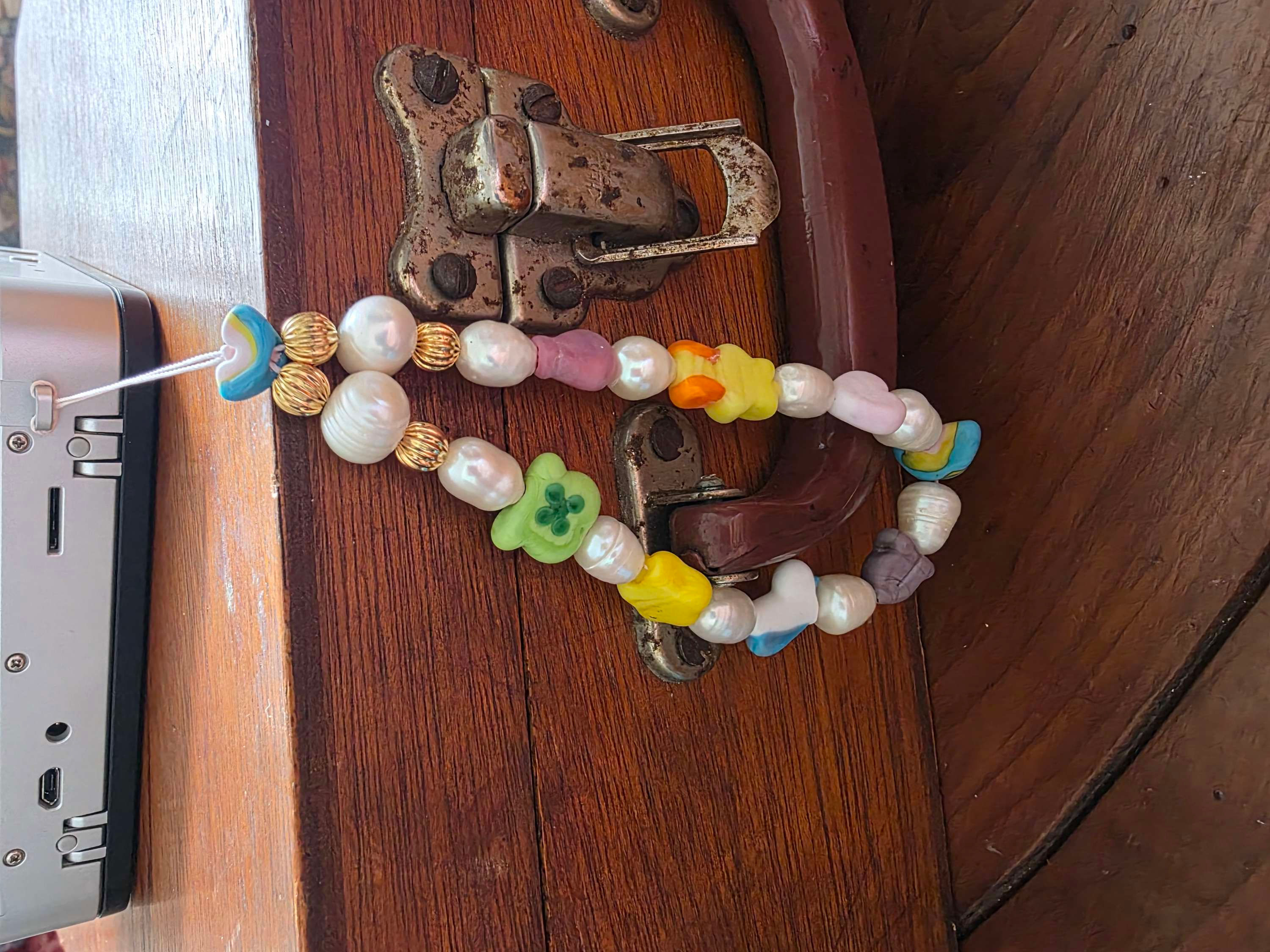 Beaded Camera / Phone Case Charm 10