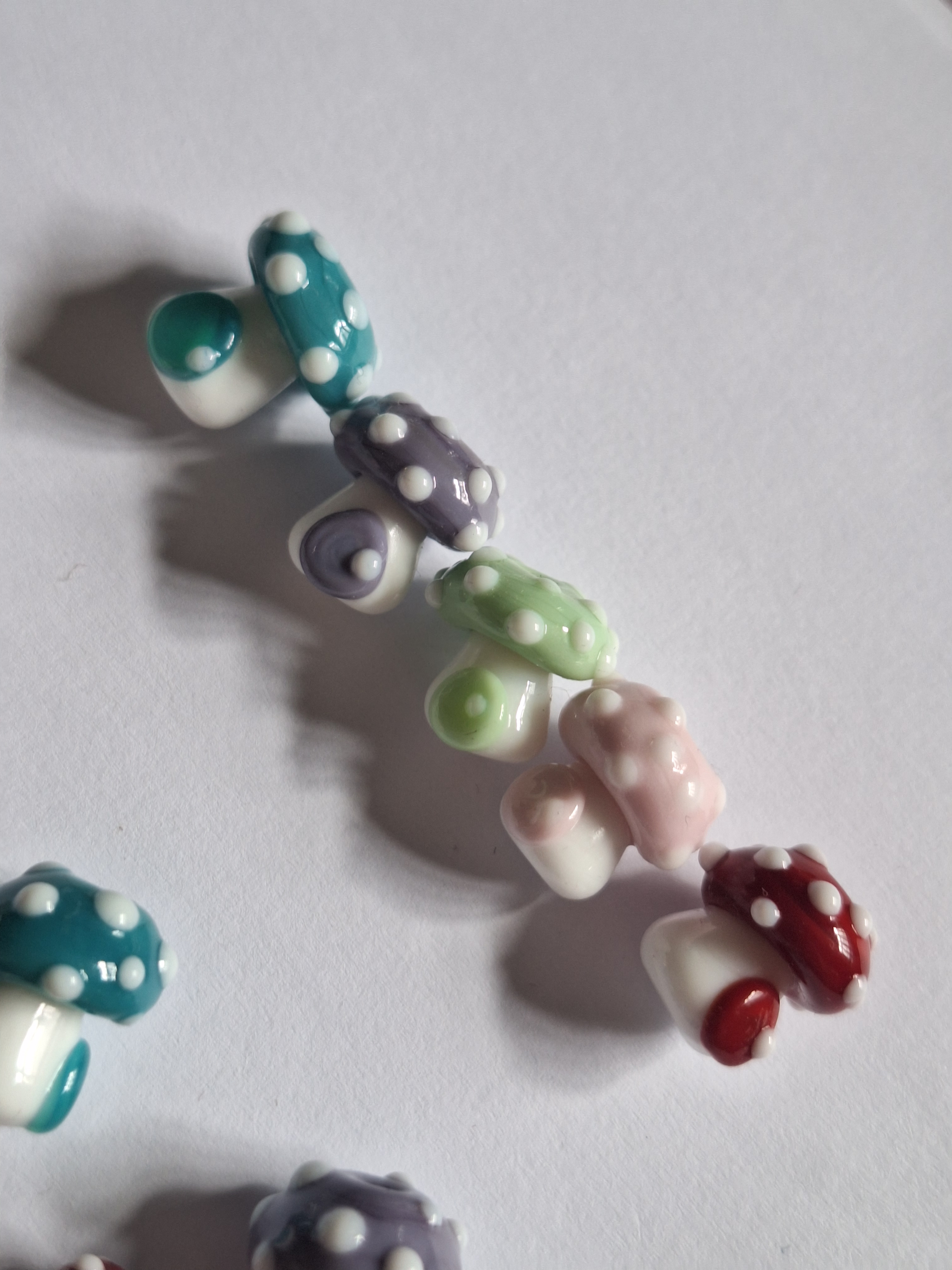 Mini Toadstool Fairydoor Beads 5 for £5