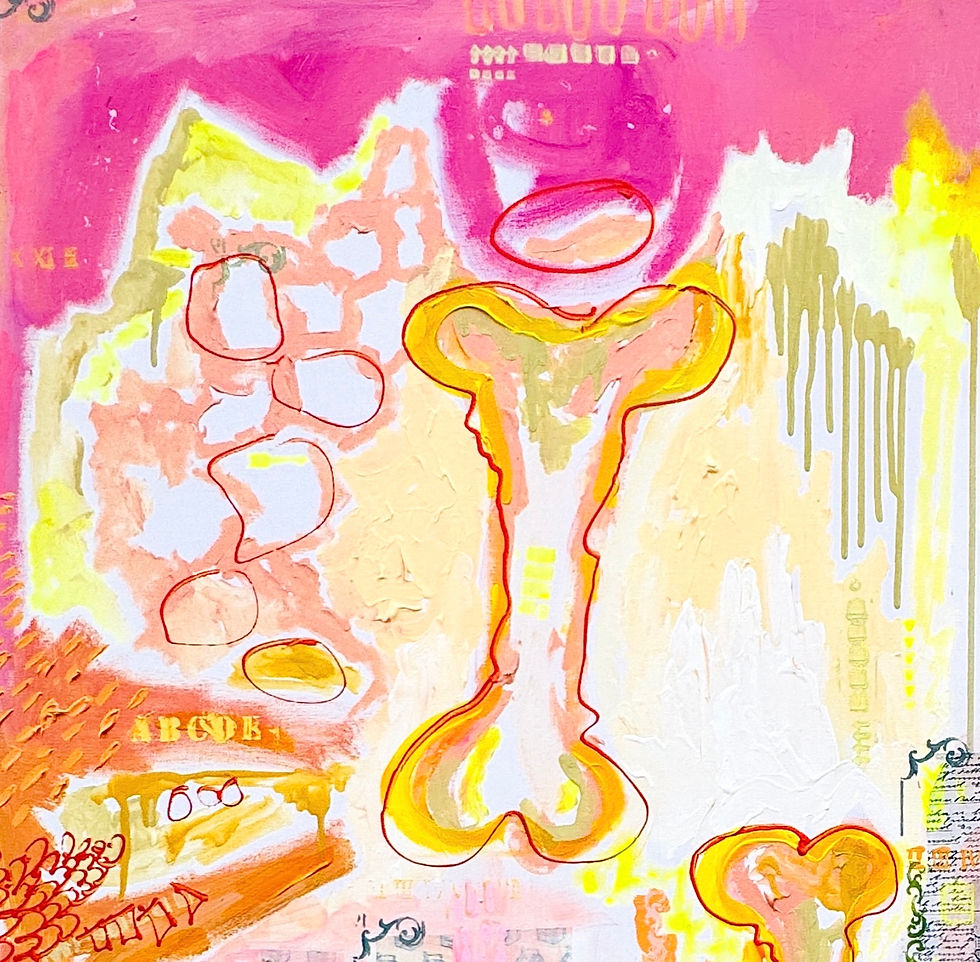 Miniaturbild: Lyrical Decorum 2026: Acryl Mixed Media on Canvas