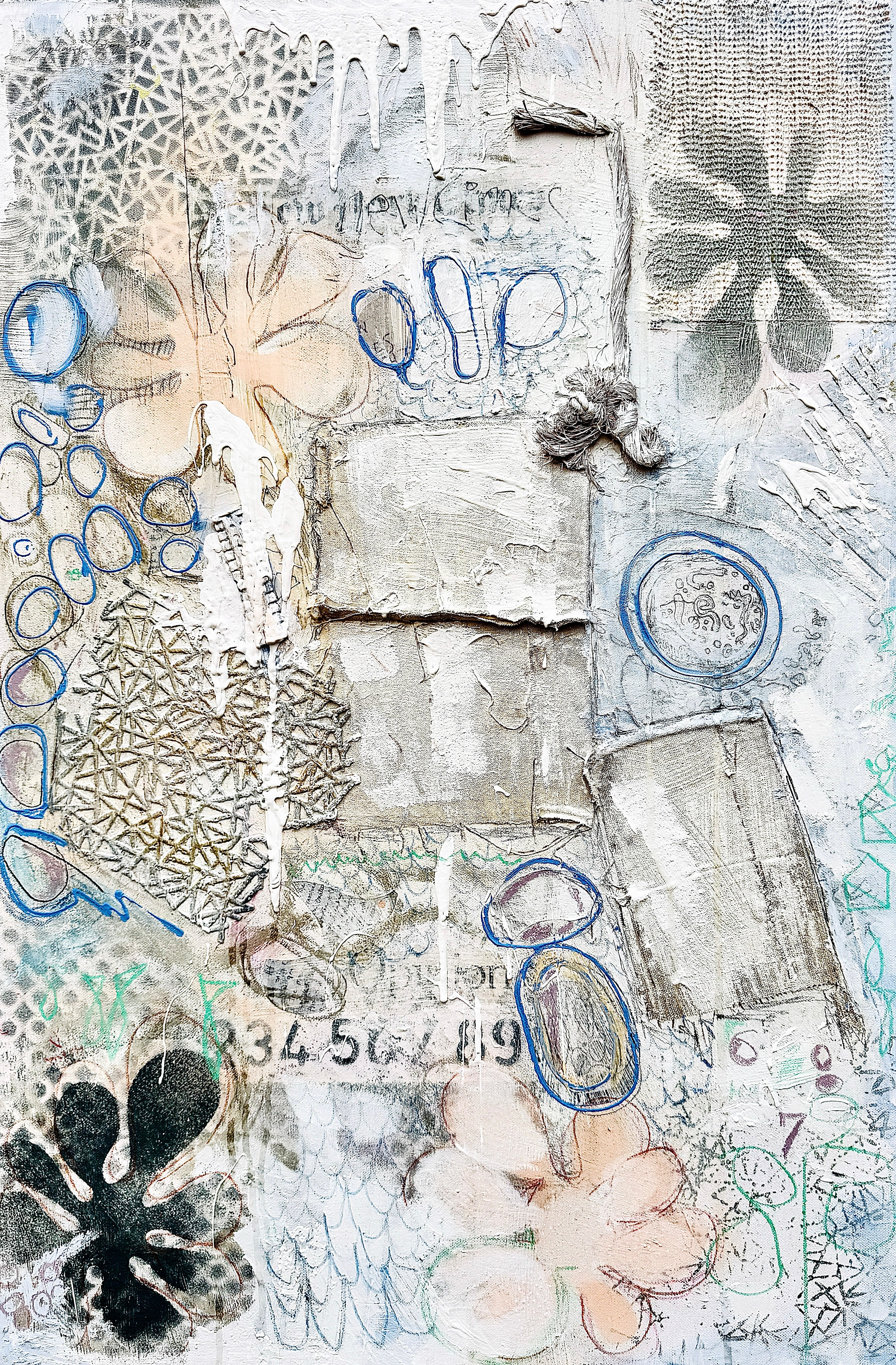 The White Picture 2026: Acryl Mixed Media on Canvas