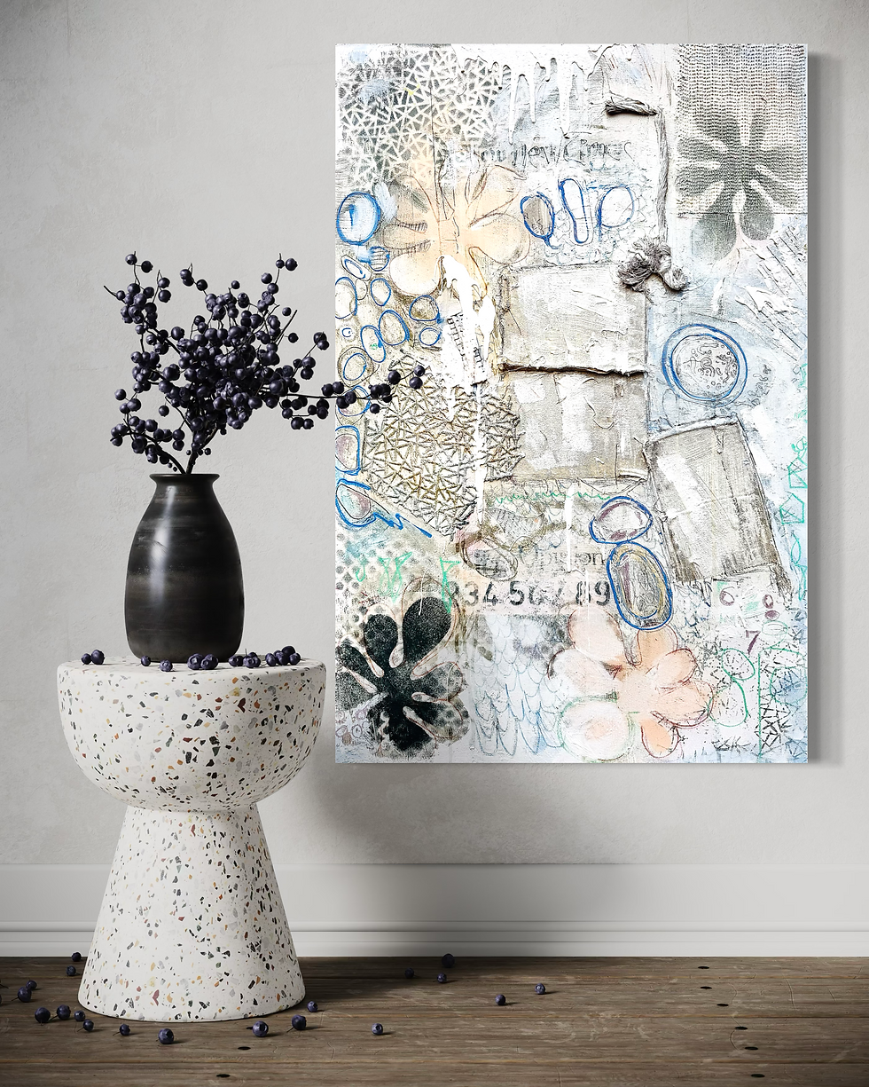 Miniaturbild: The White Picture 2026: Acryl Mixed Media on Canvas