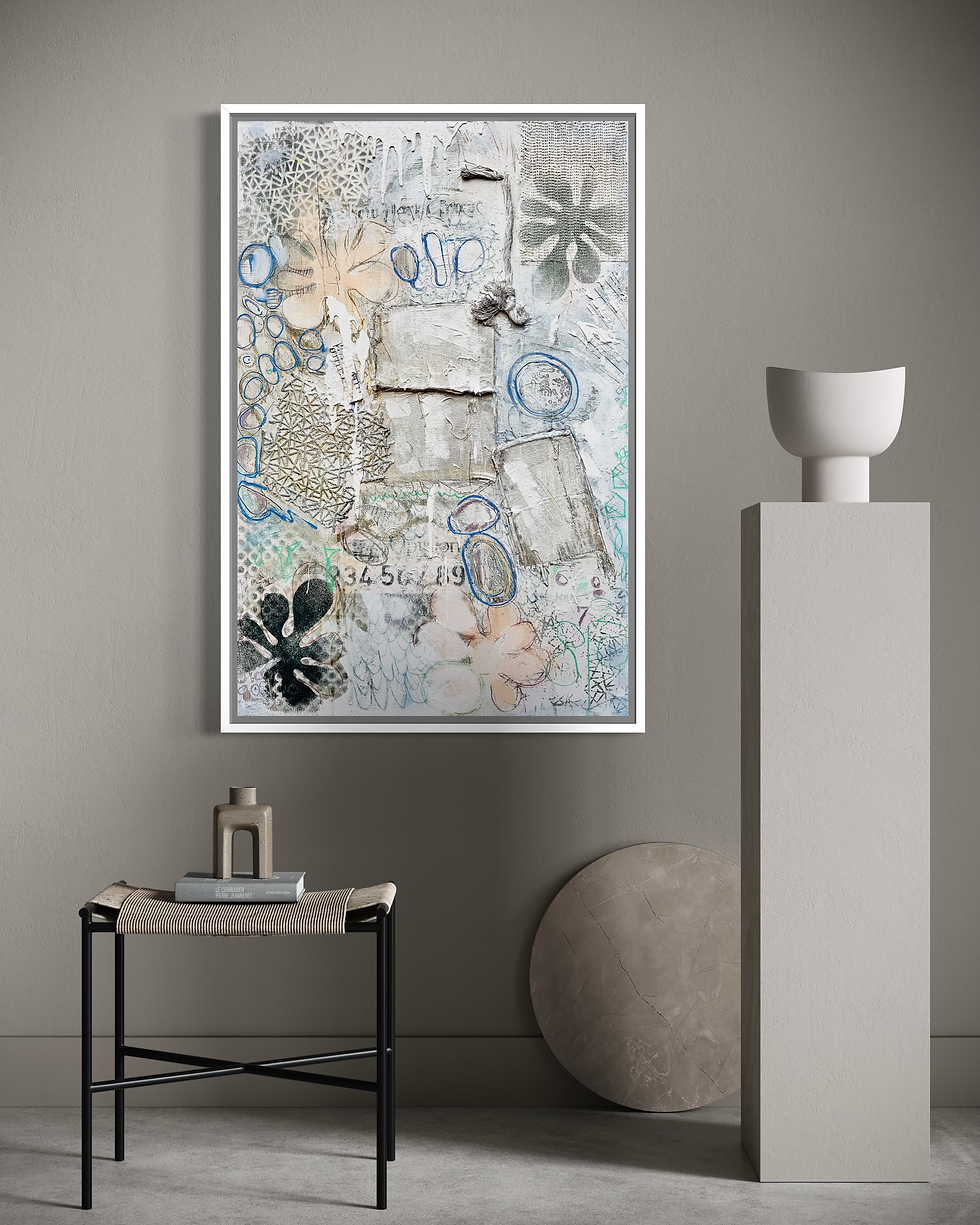Miniaturbild: The White Picture 2026: Acryl Mixed Media on Canvas