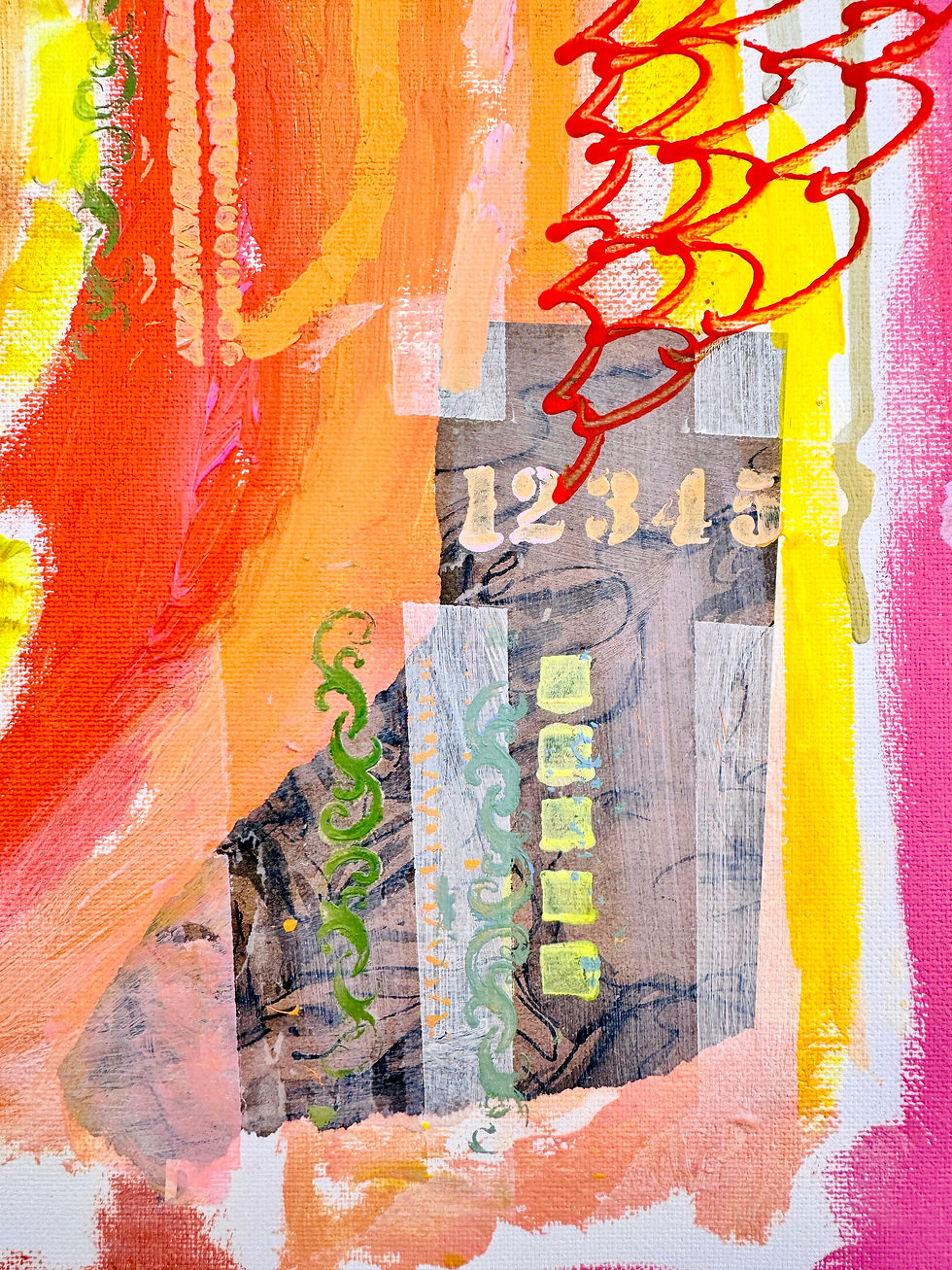 Miniaturbild: Lyrical Decorum 2026: Acryl Mixed Media on Canvas