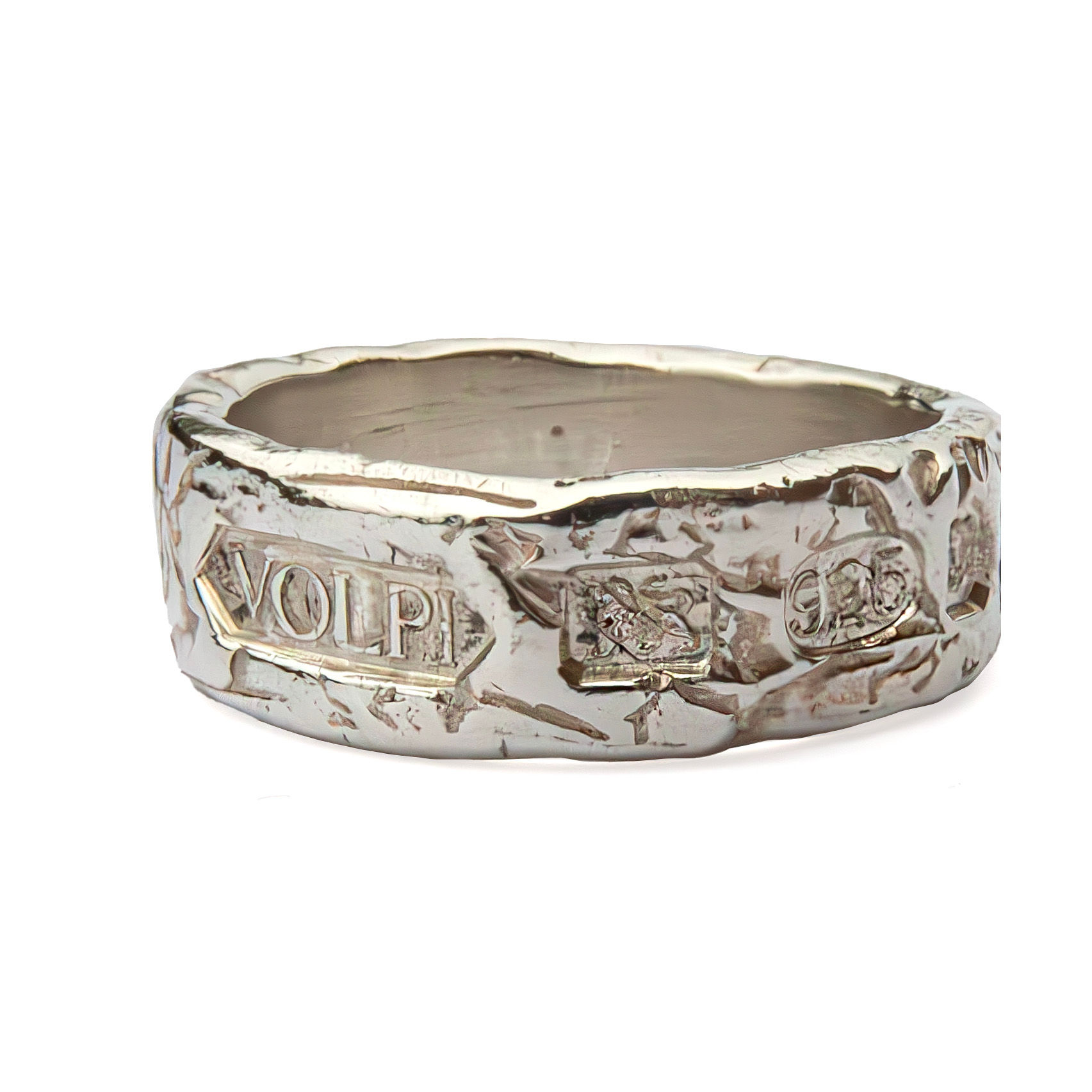 Textured hallmark band