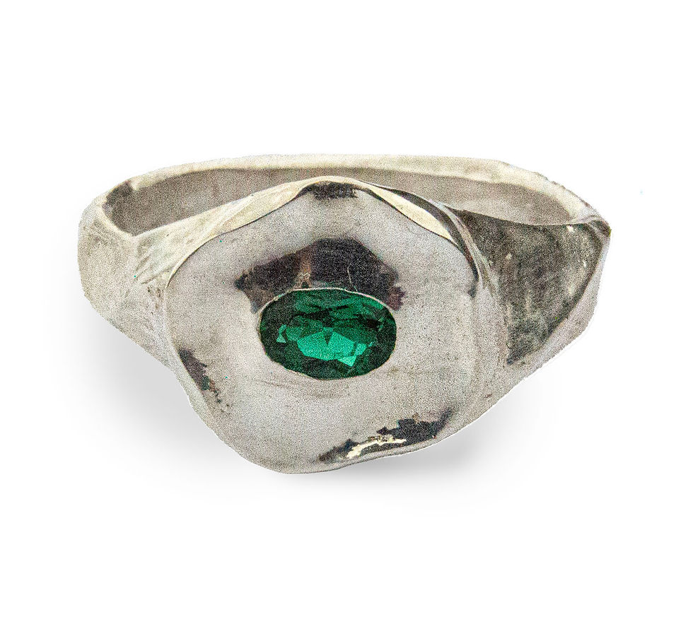 Thumbnail: Silver Emerald Wave