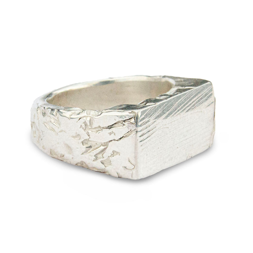 Thumbnail: Textured rectangular signet