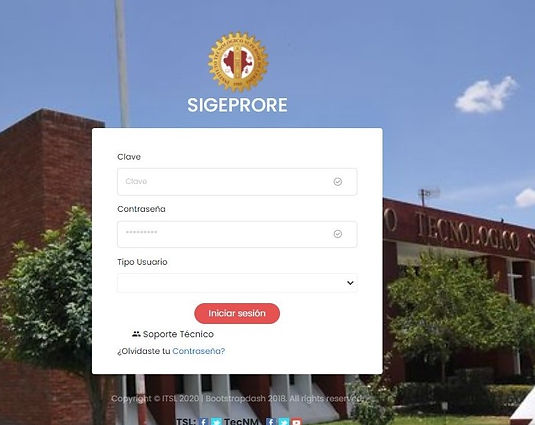 Sistema web para la gestión del procedimiento de residencia profesional del TecNM campus Lerdo. Proyecto del Tecnológico Nacional de México con Financiamiento externo.