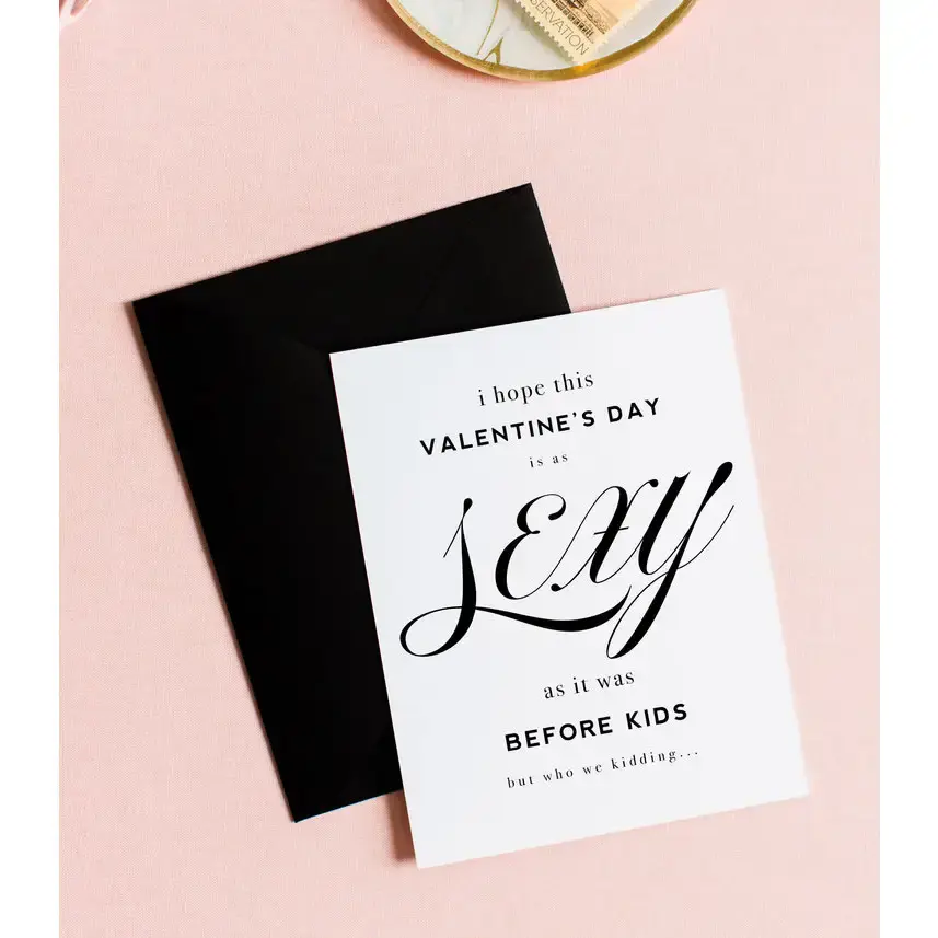 Kitty Meow | Sexy Before Kids Sarcastic - Valentine's Day Greeting