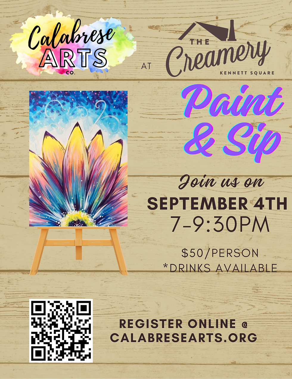 Paint & Sip at The Creamery KSQ