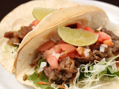 雨予報から晴れ☀️ ちょい寒い日は、ライム絞ってビーフタコス（WBC日本×韓国）