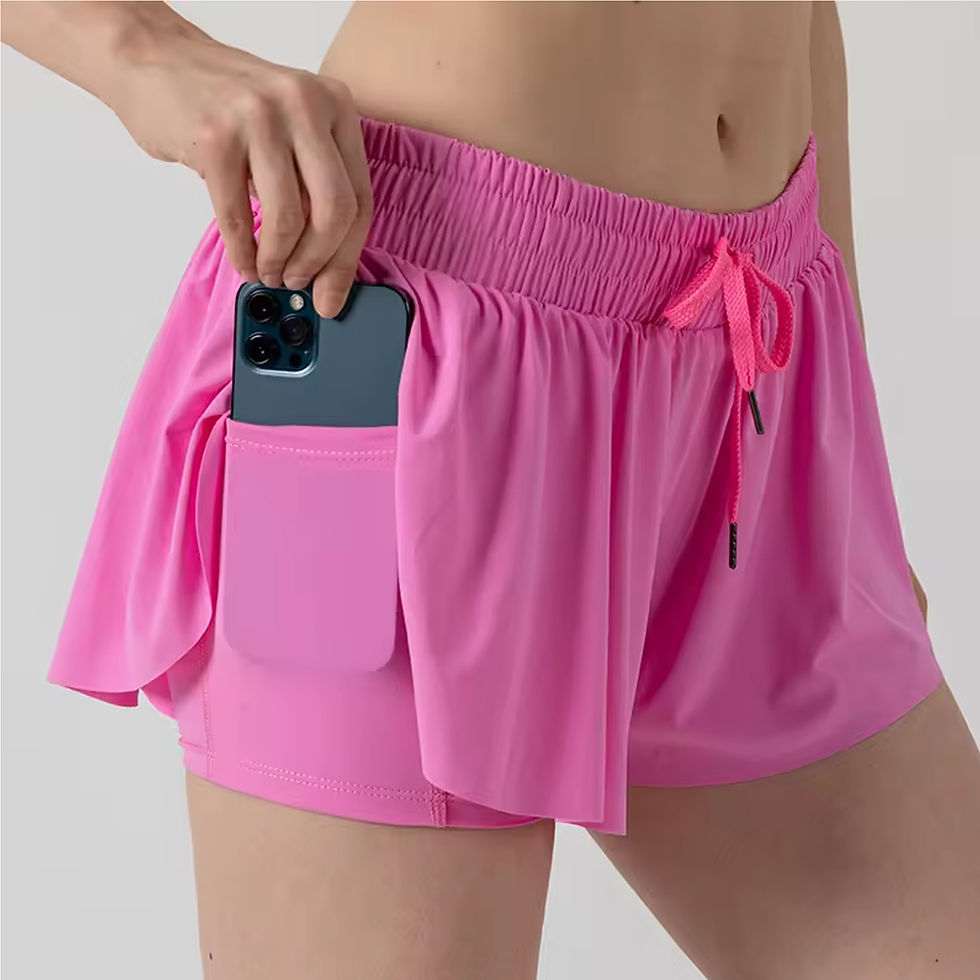 Thumbnail: Flairy Layered Active Shorts