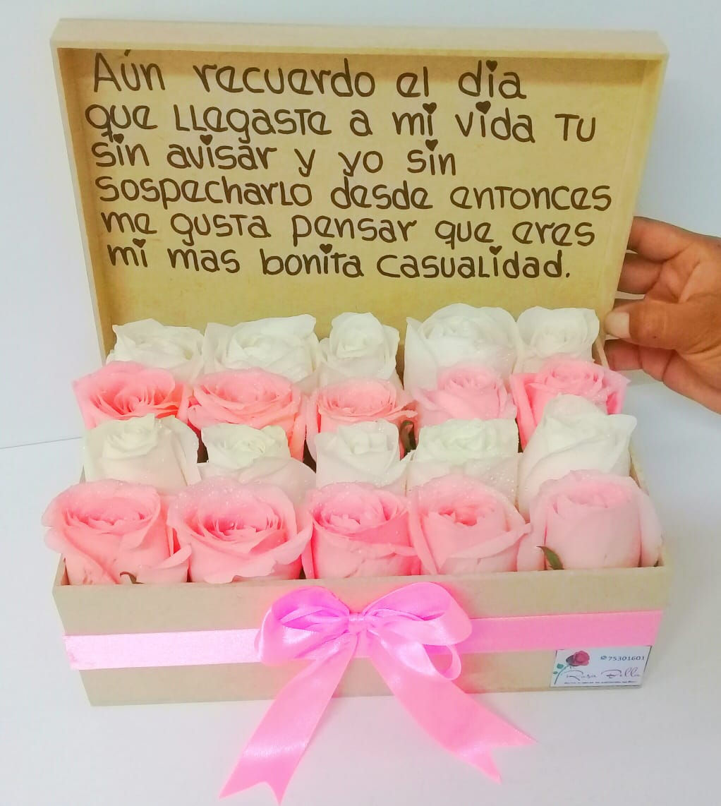Caja Trupan de 20 rosas